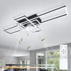 ZMH Stropní ventilátor s LED světlem 94cm 6rychlostní Náhled obrázku produktu 1
