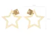 Stern Deko Holz zum Aufhängen 25 - 35 cm natur  3er Set Produktbild-Vorschau 4