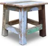 LS-LebenStil Vintage Holz Fußhocker Tritthocker ♻️ Fundholz Produktbild-Vorschau 3