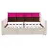 Flieks Canapé-lit Lit de jeune 90x190cm avec lit gigogne, Voir les images du produit 7