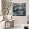 Vlies Leinwandbild - The Japanese Bridge (Claude Monet) Produktbild-Vorschau 2