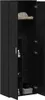 vidaXL Hoge kast, 60 x 35 x 180 cm, houtvezel, zwart, Productafbeelding-voorbeeld 3