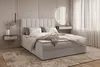 Kontinentalbett aus Samt, Polsterbett, Boxspringbett, Produktbild-Vorschau 1