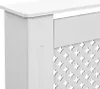 vidaXL Copriradiatore bianco 112×19×81,5 cm MDF Anteprima dell’immagine prodotto 14