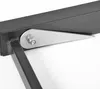 A close-up view of a metal bracket attached to a black rectangular bar. Anteprima dell’immagine prodotto