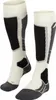 A pair of white, black, and gray ski socks for women. Produktbild-Vorschau