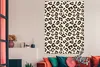 MuchoWow® Poster Weiß - Tiermuster - Panther 120x180 cm - Produktbild-Vorschau 3