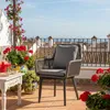 2er Set Outdoor Diningsessel Marbella Rope aus Aluminium, Produktbild-Vorschau 4