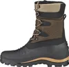 A side view of a brown and black winter boot against a white background. Produktbild-Vorschau