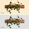 Lampa wisząca drewniana lampa wisząca 4 X E27 vintage retro Podgląd zdjęcia produktu 8