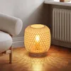 Tischleuchte, Bambusgeflecht, natur, H 27 cm Produktbild-Vorschau 2