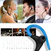 Collage of people using Bluetooth headphones, audio equipment, and a graphic equalizer. Produktbild-Vorschau