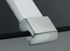 A close-up shot of a chrome fitting on a shower enclosure. Produktbild-Vorschau