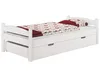 Kieferbett weiß Einzelbett 80x200 Massivholzbett Bettrahmen Produktbild-Vorschau 7