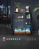 VASAGLE Weinschrank mit Beleuchtung, Sideboard mit LED, Produktbild-Vorschau 4
