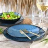 CreaTable, 23958, Capri Blue, sada tanierov 12 ks, kamenina Náhľad obrázku produktu 12