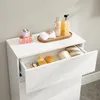 Szafka Łazienkowa Stojąca 60cm z Szufladą Biała MDF Podgląd zdjęcia produktu 7