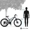 VELORS Mountainbike 24 Zoll Fahrrad 21 Gang Shimano Tourney Produktbild-Vorschau 5