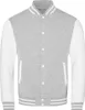 Awdis Uni College-Jacke PC2083 (S) (Grau meliert/Weiß) Produktbild-Vorschau 1