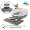 LINUMA® Grau Katzenklo, Katzentoilette, Katzenklo mit Produktbild-Vorschau 2