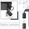 ZMH Lampa sufitowa LEDczarny reflektor sufitowy GU10 6 Podgląd zdjęcia produktu 7