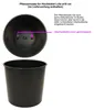 Hochkübel Lilia  ø 14 cm / H=26 cm - anthrazit Produktbild-Vorschau 3