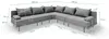 TRADA Gartensofas, Gartenecksofa Bahama L Beige 298x298 cm Produktbild-Vorschau 6
