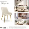 Chaise rembourrée Avane, aspect velours, capacité de charge Voir les images du produit 7