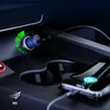 QUALO Transparent Chargeur voiture 2× USB-C Aluminium 90W Voir les images du produit 9