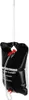 A black portable shower bag with a hose and a hook for hanging. Náhled obrázku produktu