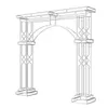 WISFOR Rose Arch, Extra Style Wedding Arch Background Frame Podgląd zdjęcia produktu 10