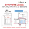 MinteLiv Einbaumülleimer 20L+2x10L Mülltrennsystem Produktbild-Vorschau 4