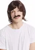 WIG ME UP Perücke Bart braun 70er Jahre 91105-ZA4 Produktbild-Vorschau 2