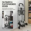 HOMCOM 3-in-1 Einkaufstrolley klappbar mit 40L Kapazität Produktbild-Vorschau 7
