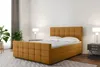 Boxspringbett Schlafzimmerbett SENON 180x220cm Stoff Senf Produktbild-Vorschau 1