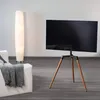 Hama TV stojan Real Wood, podlahový, 400x400, drevo Náhľad obrázku produktu 6