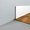 QUEST Samolepicí lišta z PVC, hladká, 100 mm, 10 m, bílá Náhled obrázku produktu 2