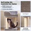 Petit arbre à chat COSTWAY, arbre à chat avec grand siège Voir les images du produit 5
