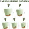 5er Set Selbstbewässerungstöpfe, mit Ablauf & Tank, 7-14 Produktbild-Vorschau 2