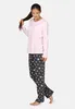 Bellivalini Damen Schlafanzug lang Pyjama Produktbild-Vorschau 3