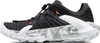 Schwarz-weiße Zustiegsschuhe für Damen; Modell "Hueco Knit II Low" von Mammut; mit flexibler Sohle und schnürbarem Design. Produktbild-Vorschau