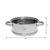 Kinghoff cuiseur vapeur 18cm KH1533 insert vapeur Voir les images du produit 3