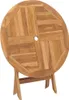 vidaXL Tavolo da giardino pieghevole 85x76 cm in legno Anteprima dell’immagine prodotto 1