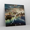 Wanduhr - Quadrat - Glasuhr - Amerika Architektur New York Produktbild-Vorschau 4