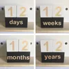 Cubo di legno per lettere, 5 x 5 cm, nero, lettera L Anteprima dell’immagine prodotto 2
