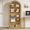 Tribesigns 180 cm hohes Bücherregal, 5-stufiges, gewölbtes Produktbild-Vorschau 3