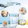A collage of images showing people drinking water, a cat drinking water, and a glass of water being poured, with the brand logo and name prominently displayed. Anteprima dell’immagine prodotto