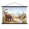 MuchoWow® Textilposter Dinosaurier - Landschaft - Tropisch Produktbild-Vorschau 1