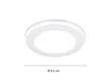 Trio Einbauleuchte AURA Ø 8,2cm Weiß matt Produktbild-Vorschau 4