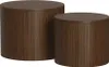 Couchtisch-Set Vicco Tavilo Nussbaum 48 x 48 cm 2 Teile, Produktbild-Vorschau 1